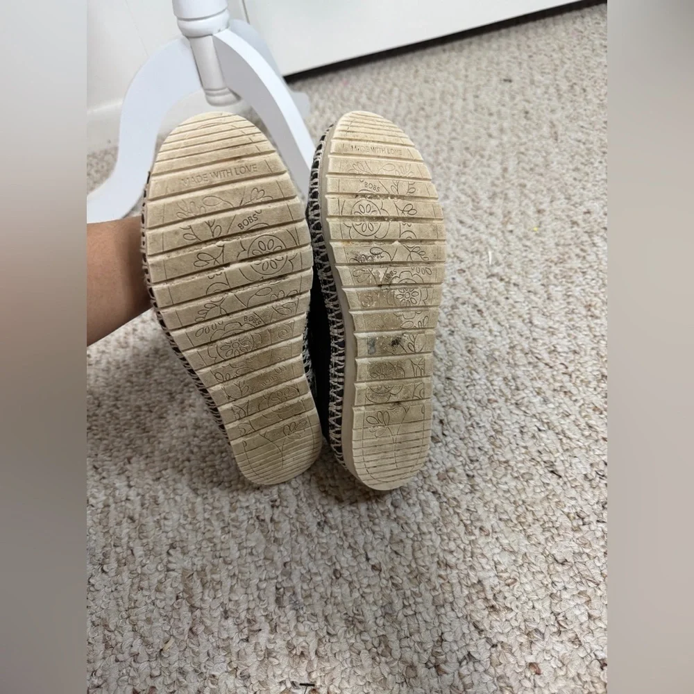 Bobs Skechers Memory foam Slip-On Shoes with Woven Trim size 7.5 - Picture 3 of 5